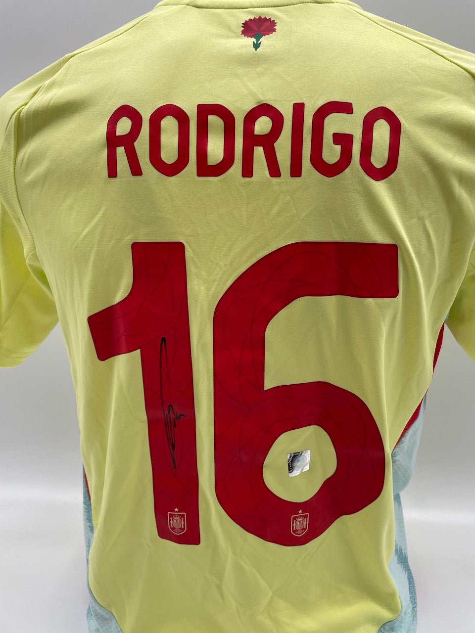 Spanien Trikot Rodrigo signiert Adidas Fußball Neu Spanien 176