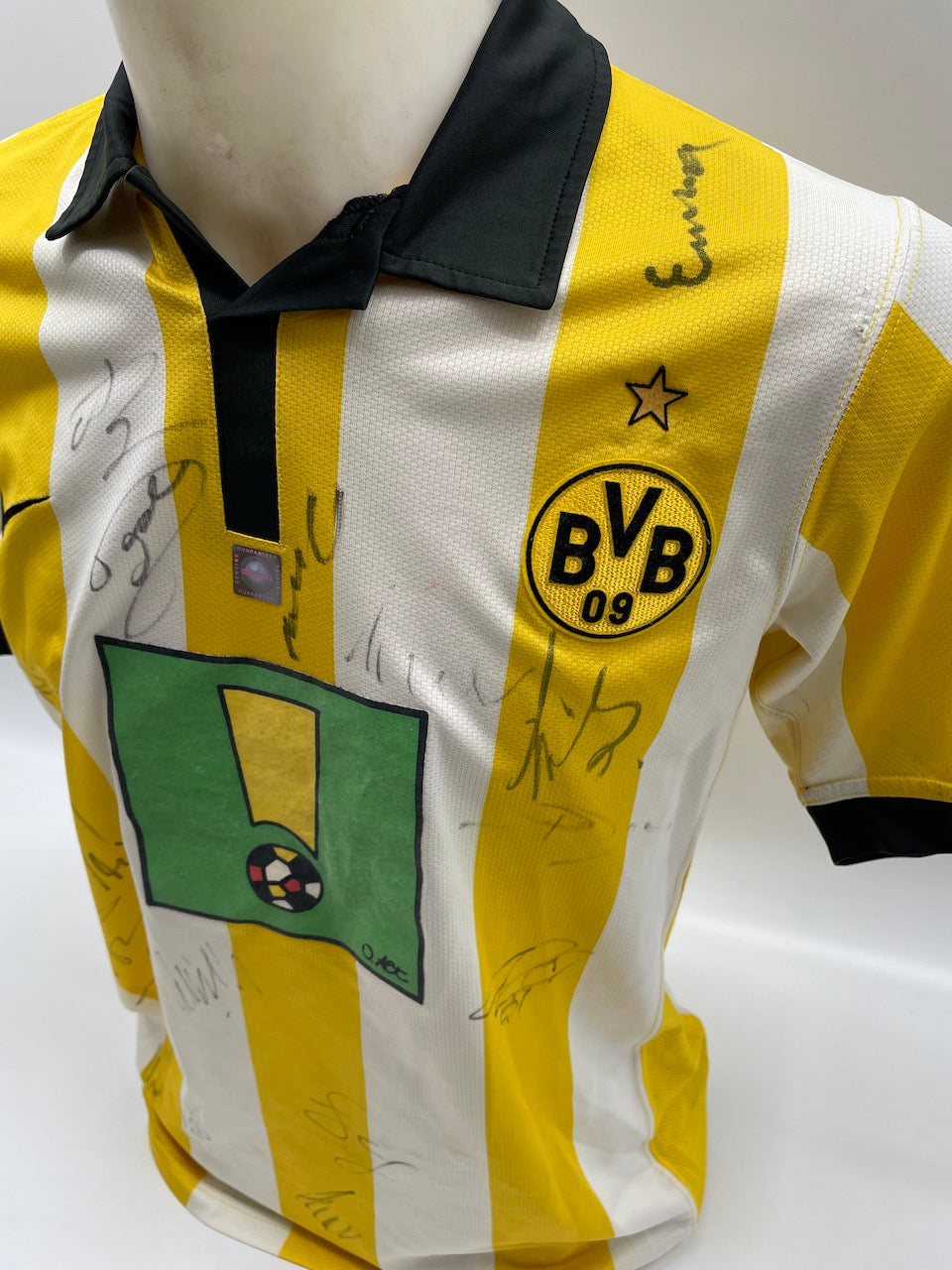 BVB Trikot 2006/2007 Teamsigniert Borussia Dortmund COA Nike S