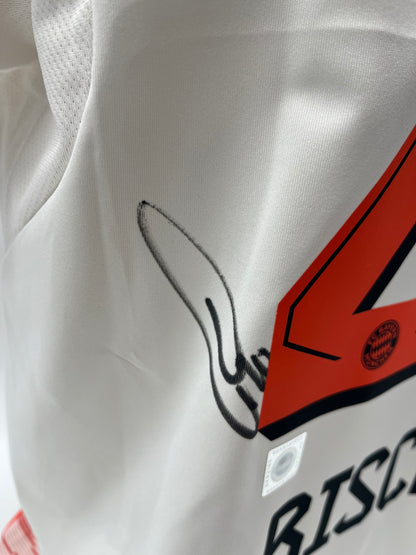 Bayern München Trikot Tom Bischof signiert Autogramm Adidas COA M