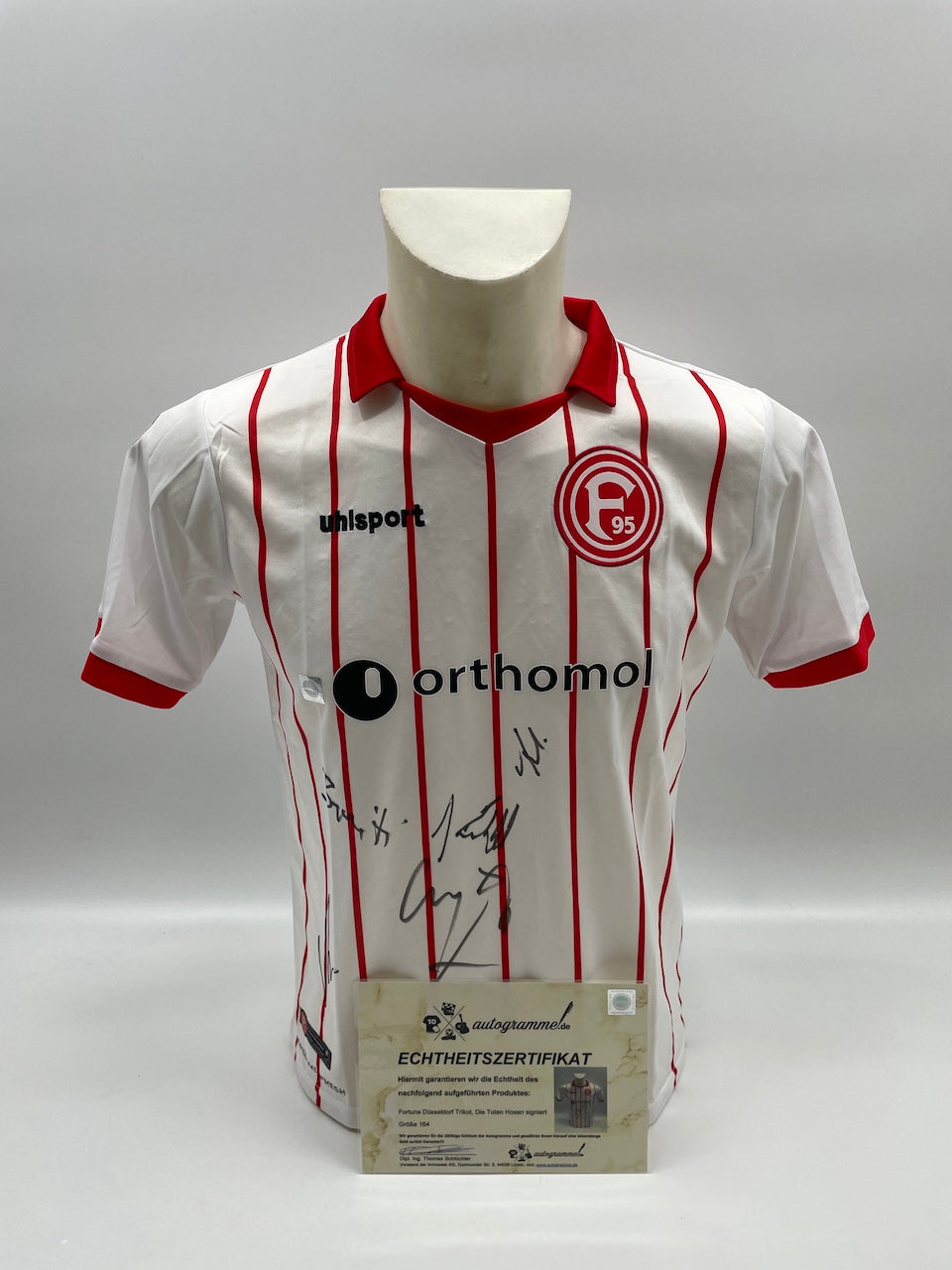 Fortuna Düsseldorf Trikot Die Toten Hosen signiert Autogramm neu 164