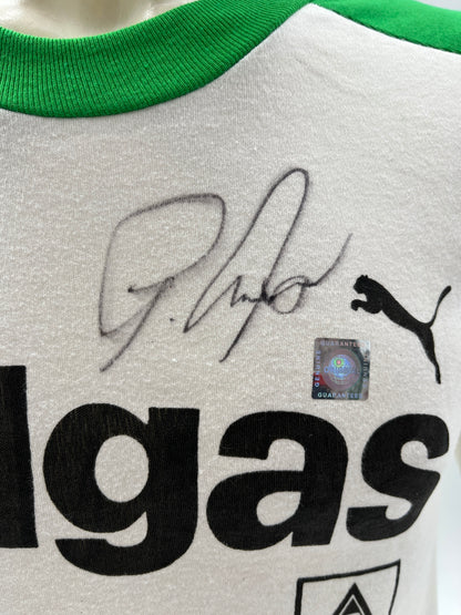 Repro Borussia Mönchengladbach Trikot Günter Netzer signiert Autogramm S