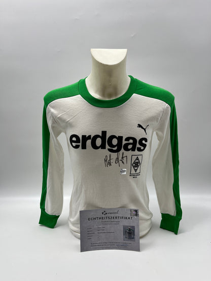 Repro Borussia Mönchengladbach Trikot Berti Vogts signiert Autogramm S