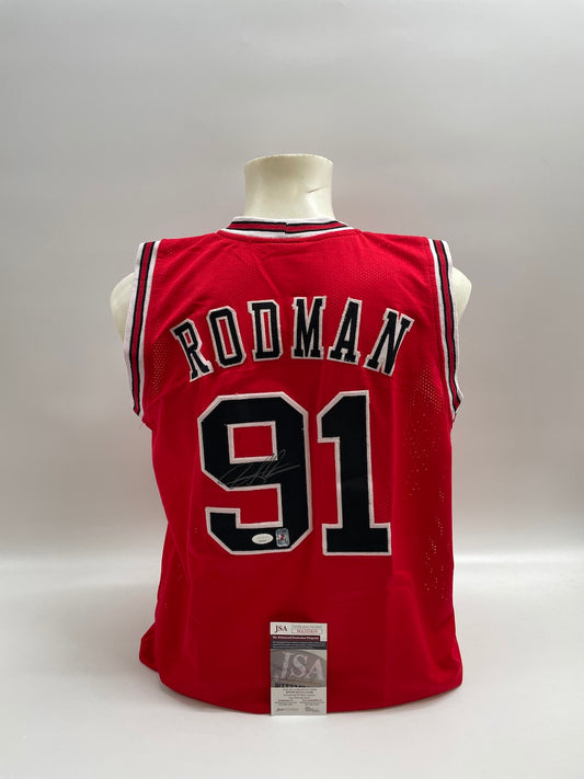 The Worm Jersey Dennis Rodman signiert NBA COA XL