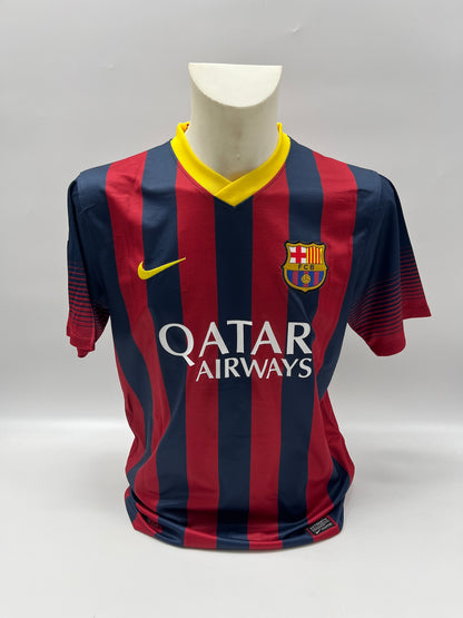 FC Barcelona Trikot Lionel Messi signiert Autogramm Nike COA L