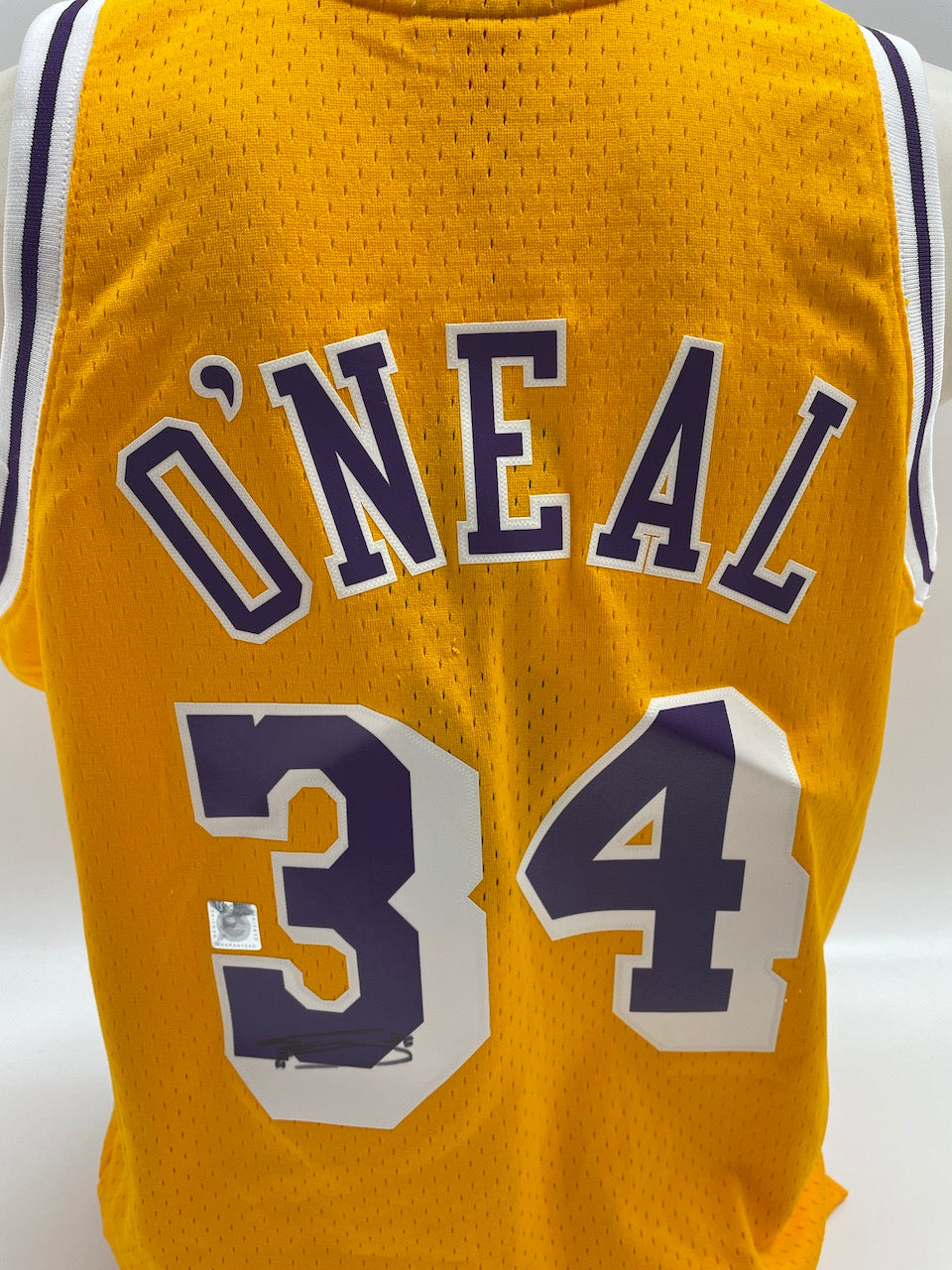 Los Angeles Lakers Jersey Shaquille O’Neal signiert NBA Basketball COA M