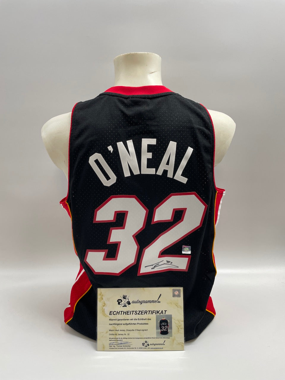 Miami Heat Jersey Shaquille O’Neal signiert NBA Basketball COA M