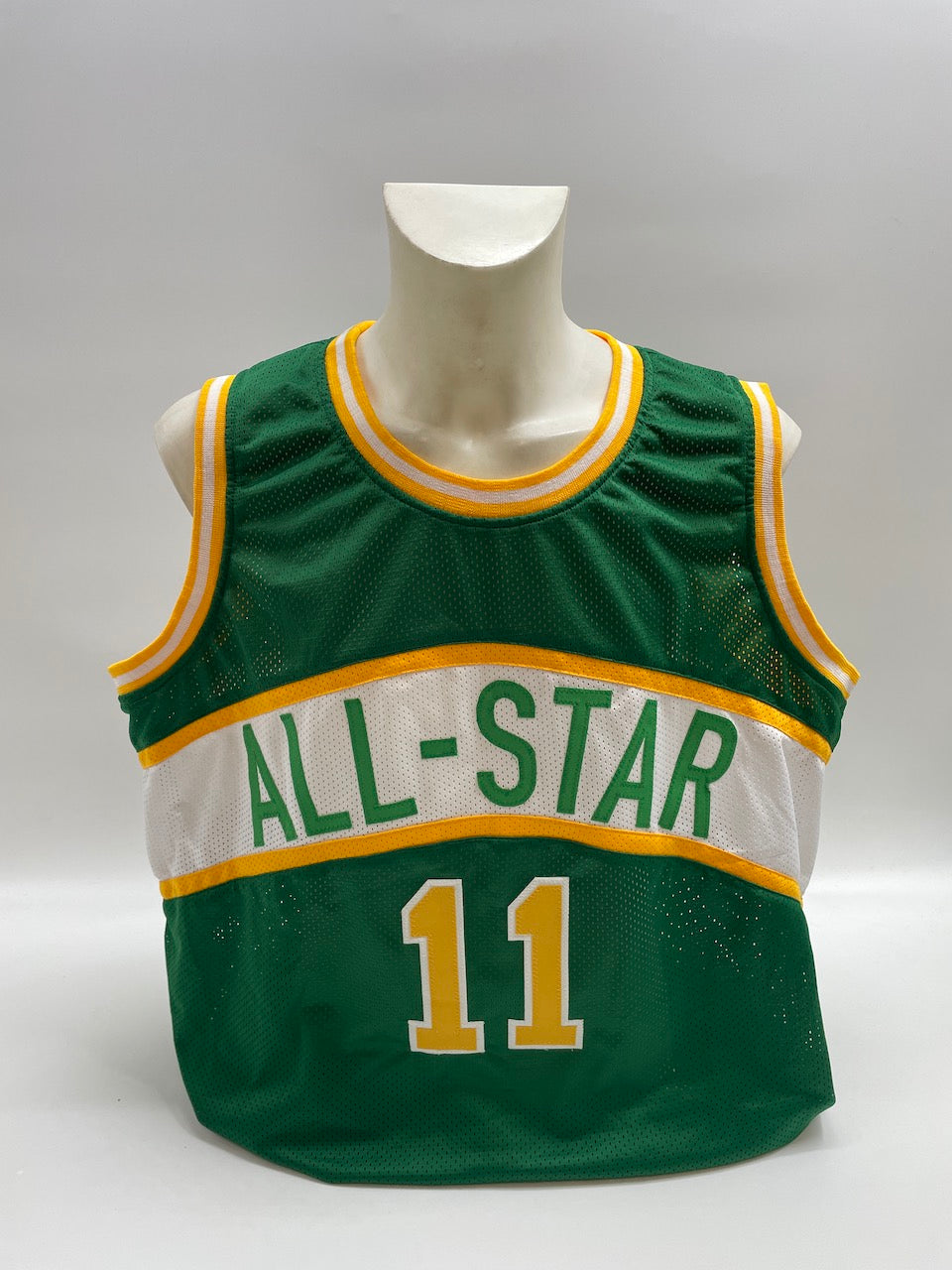 Basketball Trikot Detlef Schrempf signiert NBA Seattle SuperSonics COA XL