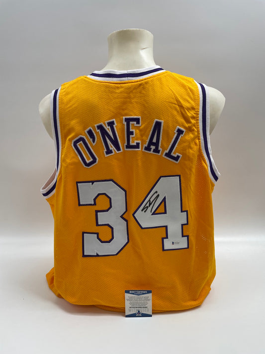 Los Angeles Lakers Jersey Shaquille O’Neal signiert NBA Basketball COA XL