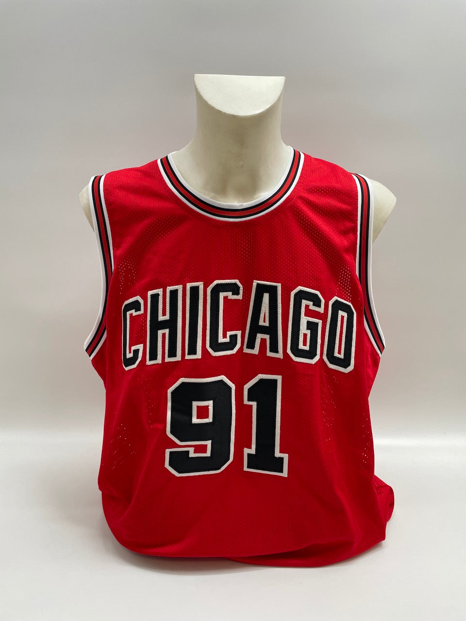 Chicago Bulls Jersey Dennis Rodman signiert NBA Basketball COA XL