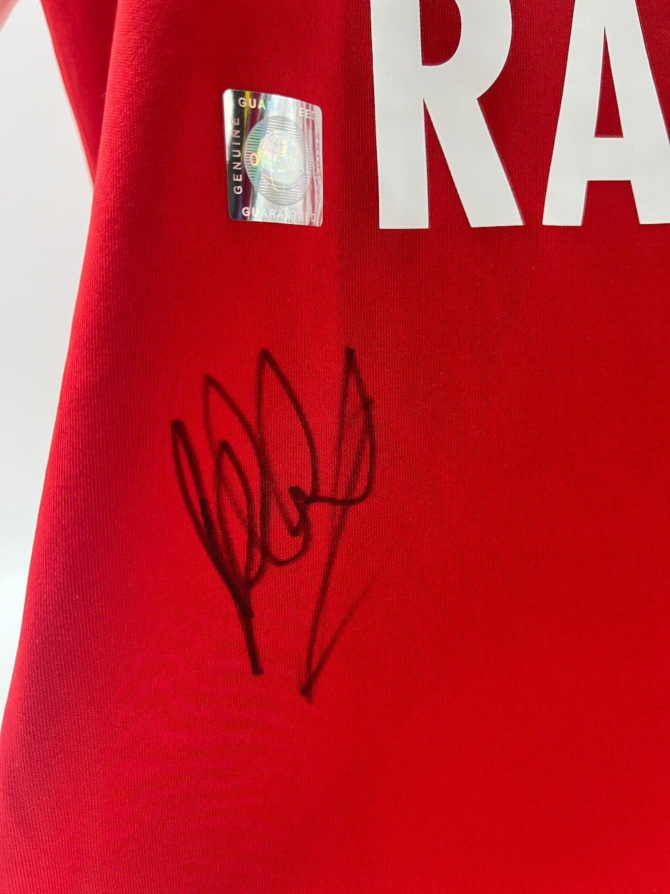 Bayern München Trikot Rafinha signiert Autogramm Adidas COA L