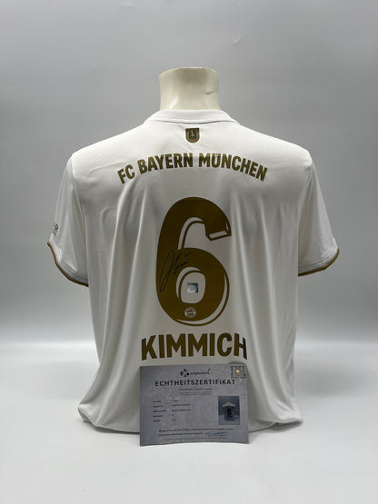 Bayern München Trikot Joshua Kimmich signiert Adidas COA 2XL