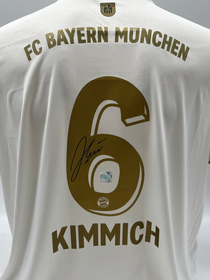 Bayern München Trikot Joshua Kimmich signiert Adidas COA 2XL