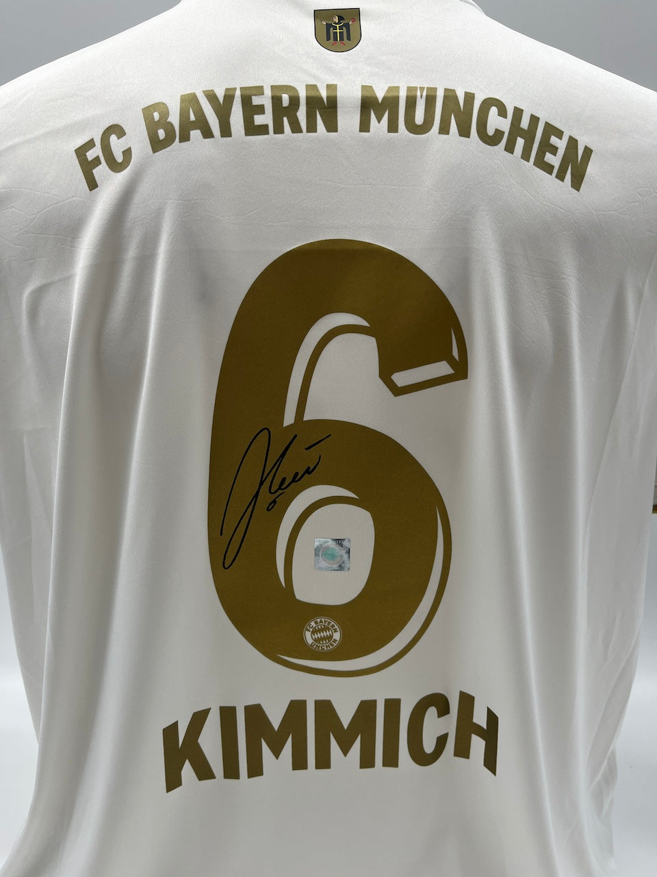 Bayern München Trikot Joshua Kimmich signiert Adidas COA 2XL