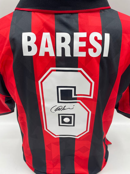 AC Miland Repro Trikot 1994 Franco Baresi signed Italy Milan Autogram M