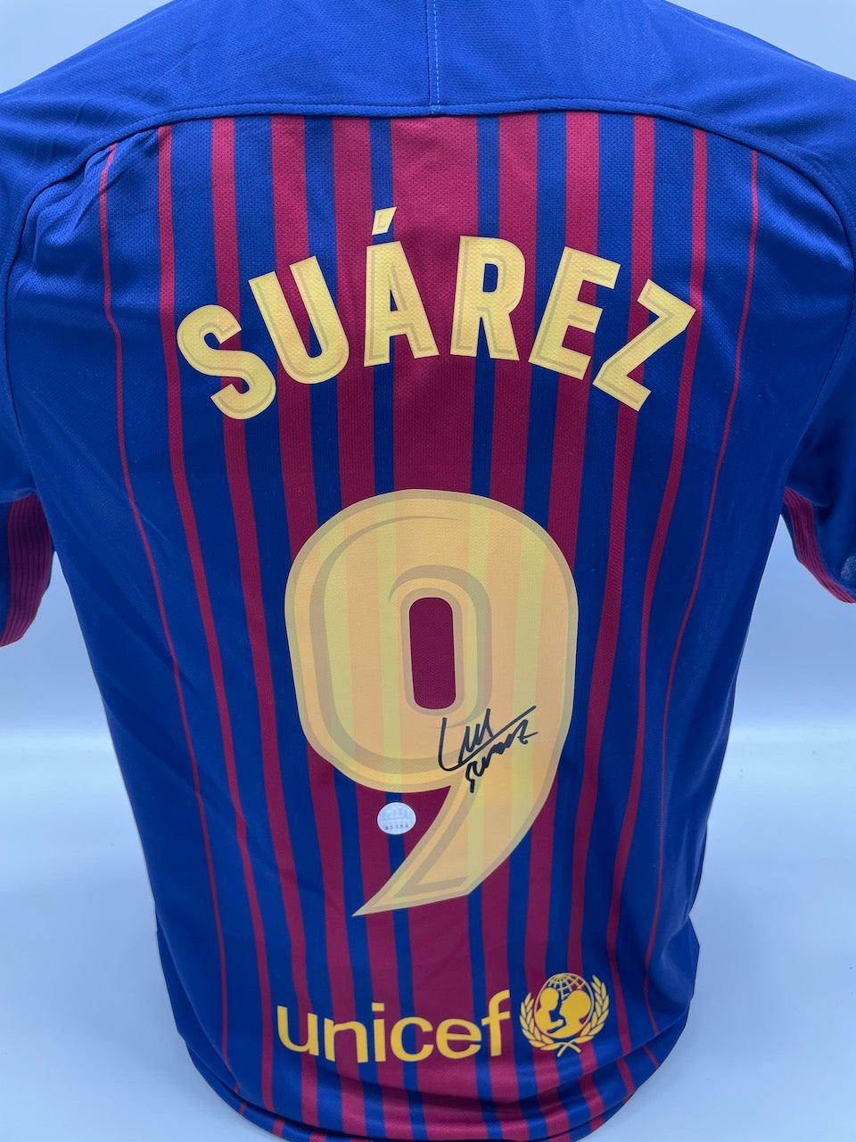 FC Barcelona Trikot Luis Suarez signiert Autogramm Nike COA S