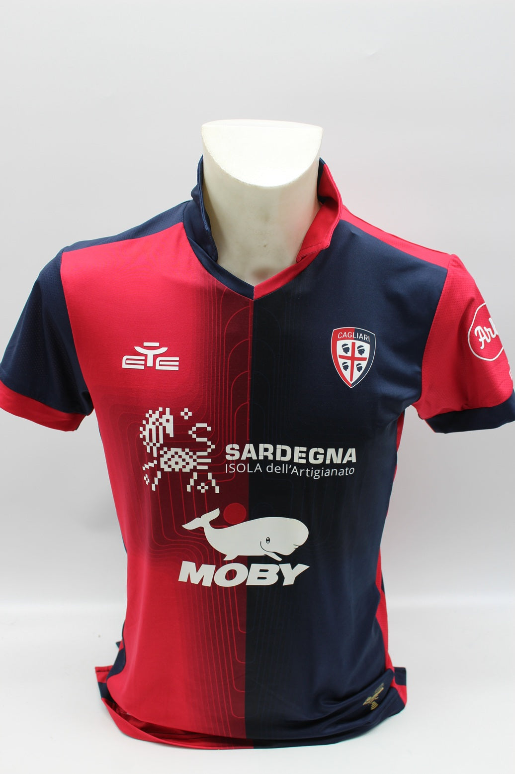 Cagliari Calcio Trikot Leonardo Pavoletti signiert Autogramm Eye Sport neu S 2023/2024