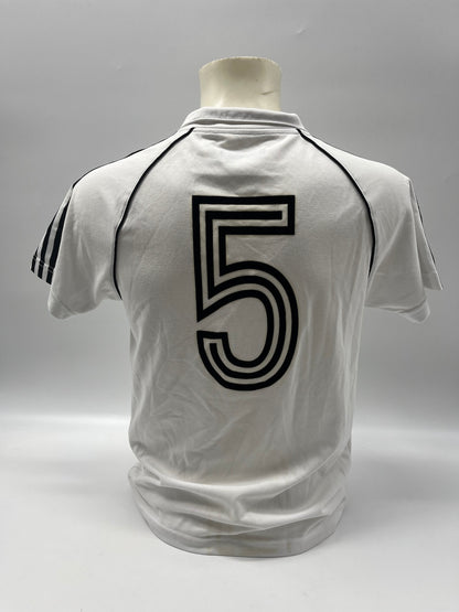 DFB Repro Trikot Klaus Fischer & Horst Hrubesch signiert Adidas COA S