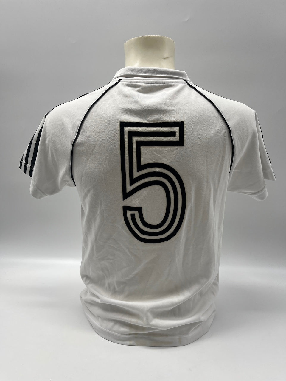 DFB Repro Trikot Klaus Fischer & Horst Hrubesch signiert Adidas COA S