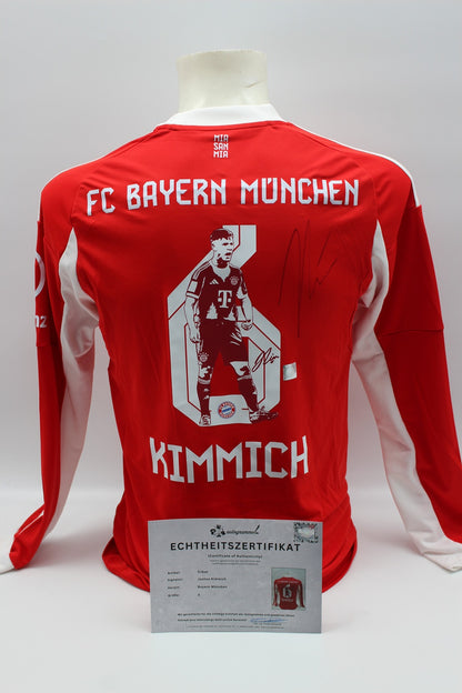 Bayern München Trikot Joshua Kimmich signiert Adidas FCB S 2025/2026