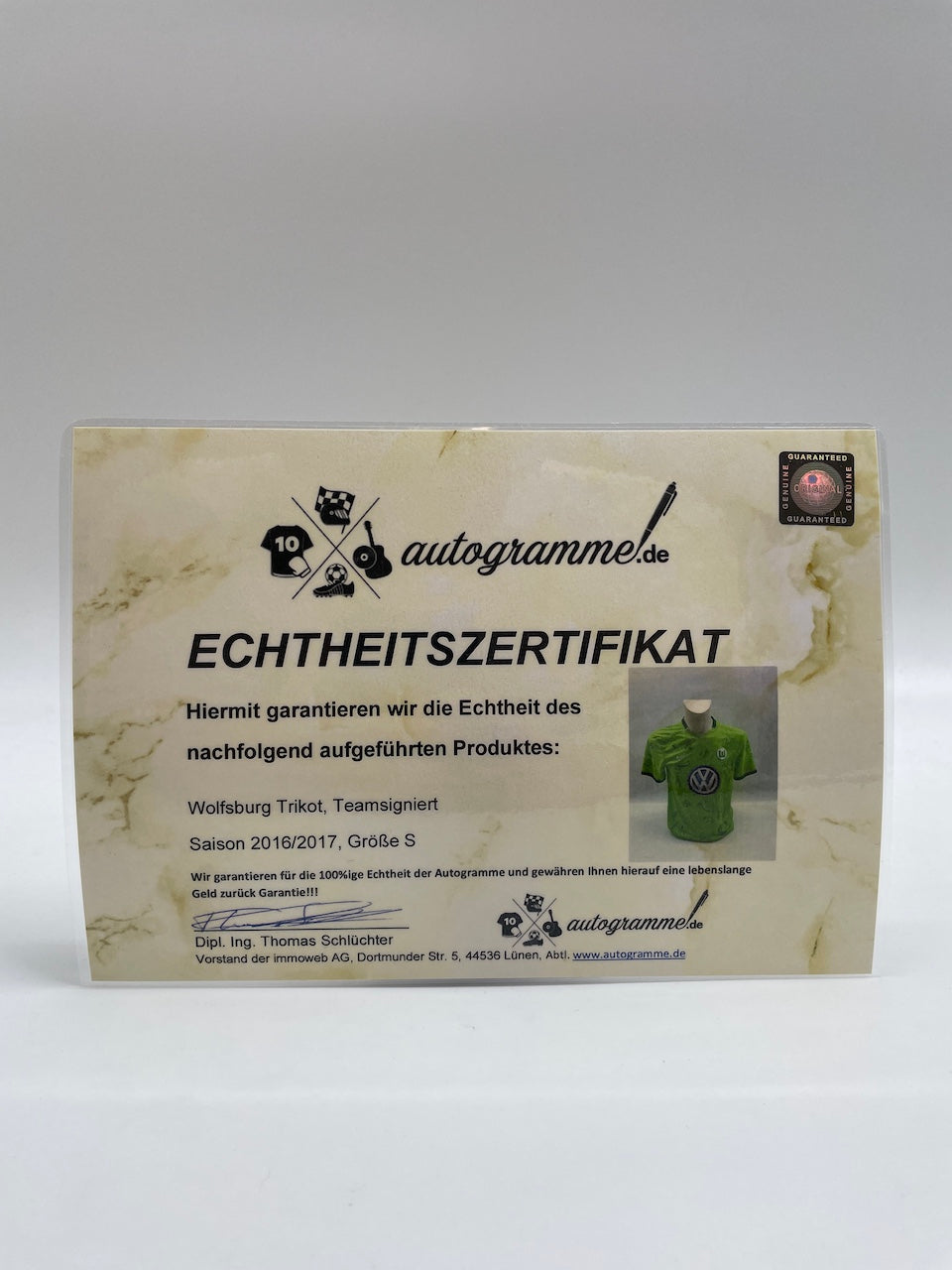 VfL Wolfsburg jersey 2016/2017 team signed wolves autograph nike s