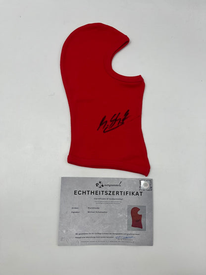 Michael Schumacher signierte Sturmhaube Formel 1