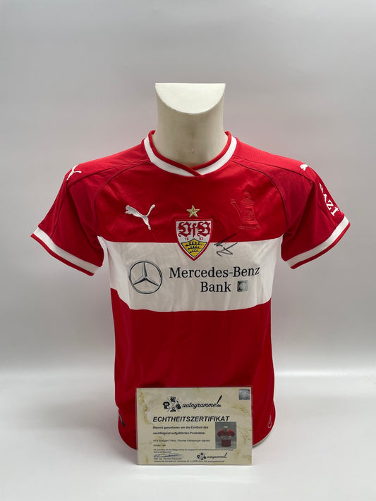 VFB Stuttgart Trikot Thomas Hitzlsperger signiert Fußball Autogramm Puma 164