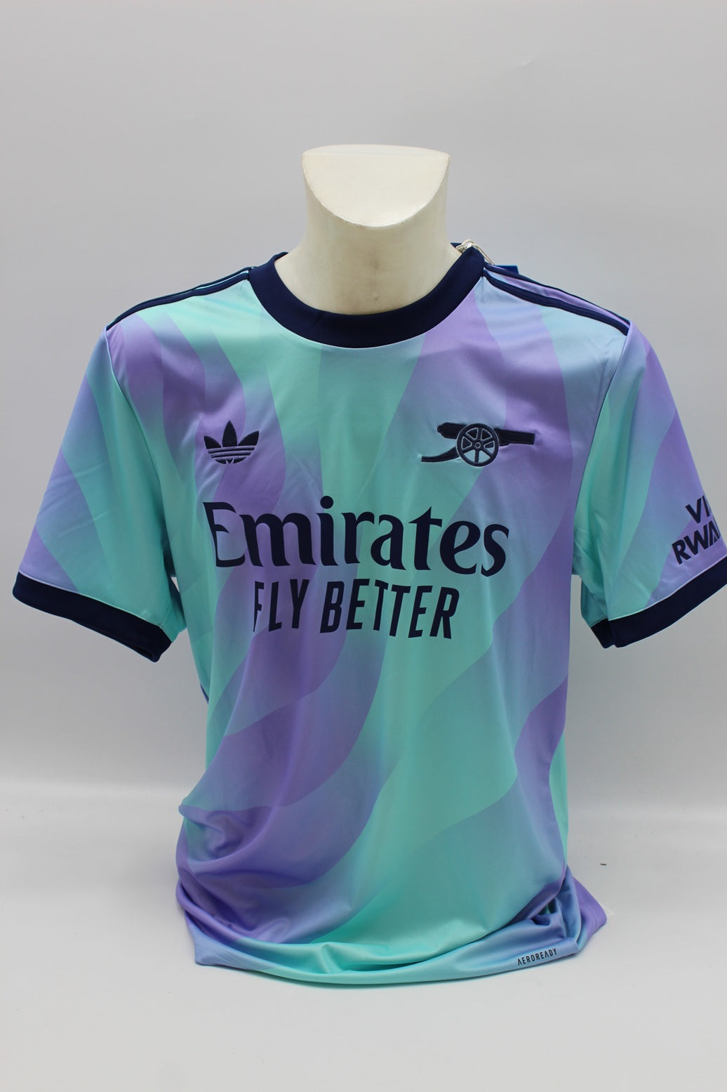 FC Arsenal 2024/2025 Trikot Mikel Merino signiert Autogramme Adidas COA L