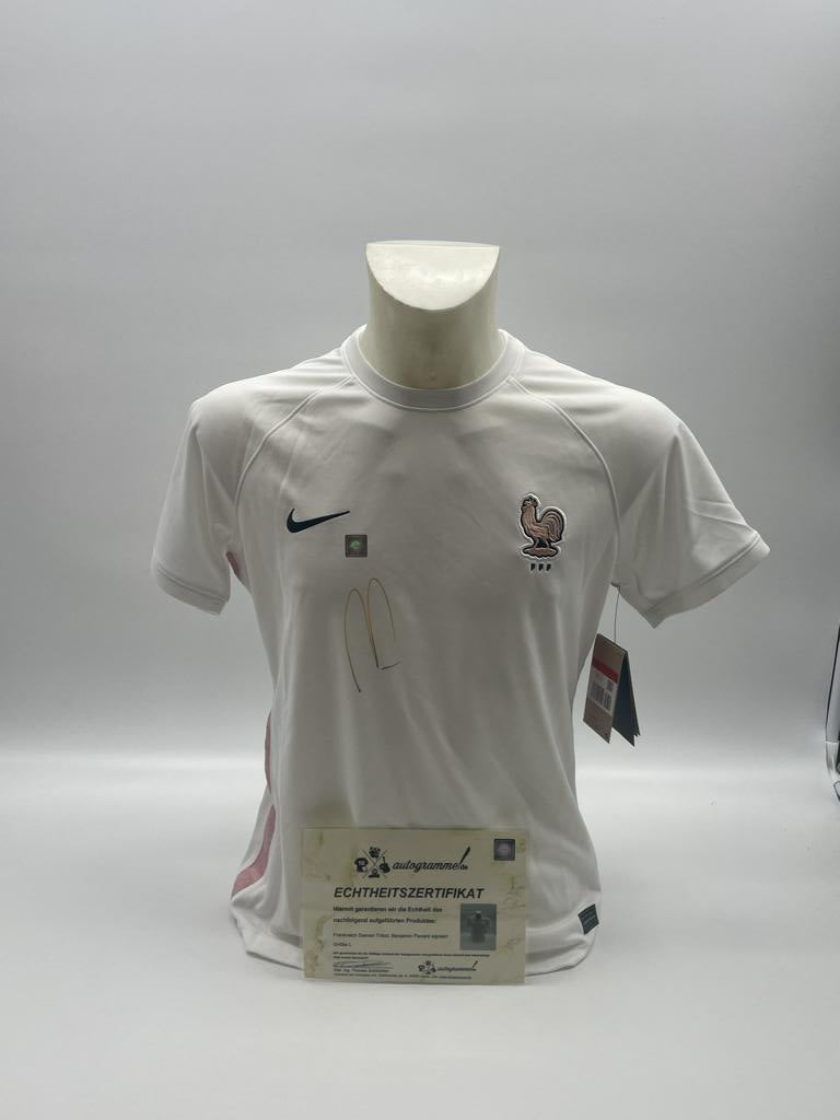 Frankreich Trikot  Damen Benjamin Pavard signiert  Nike Unterschrift L