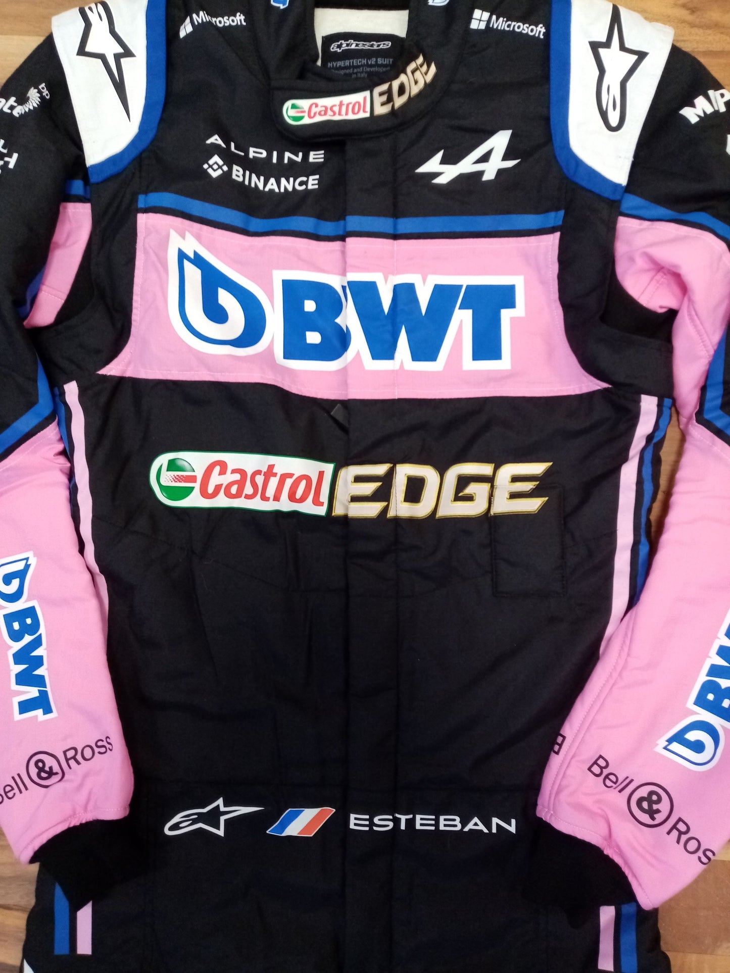 Rennoverall getragen von Esteban Ocon Formel 1 Alpine COA