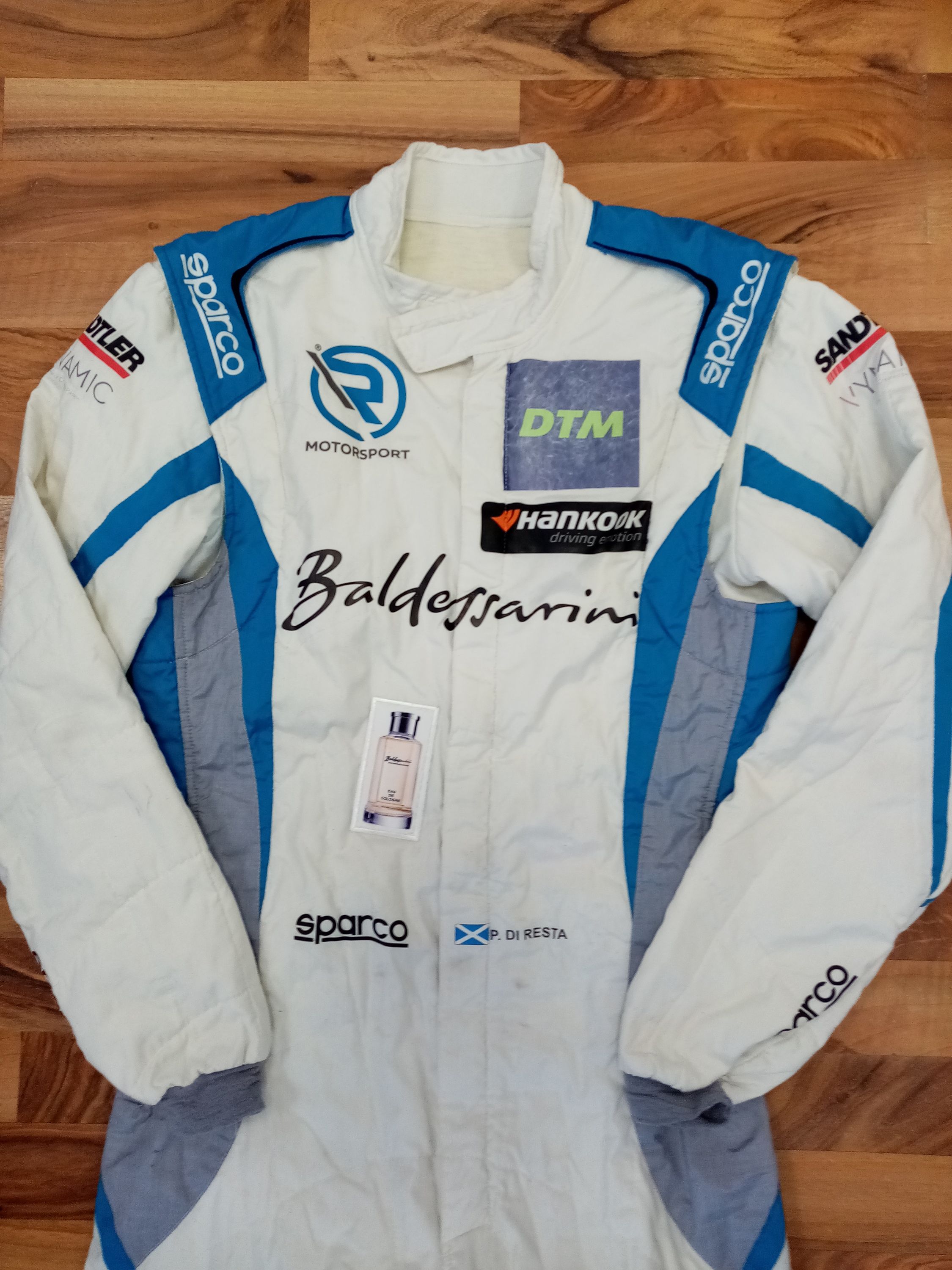 Racing overall worn by Paul di Resta Aston Martin Scotland Coa DTM