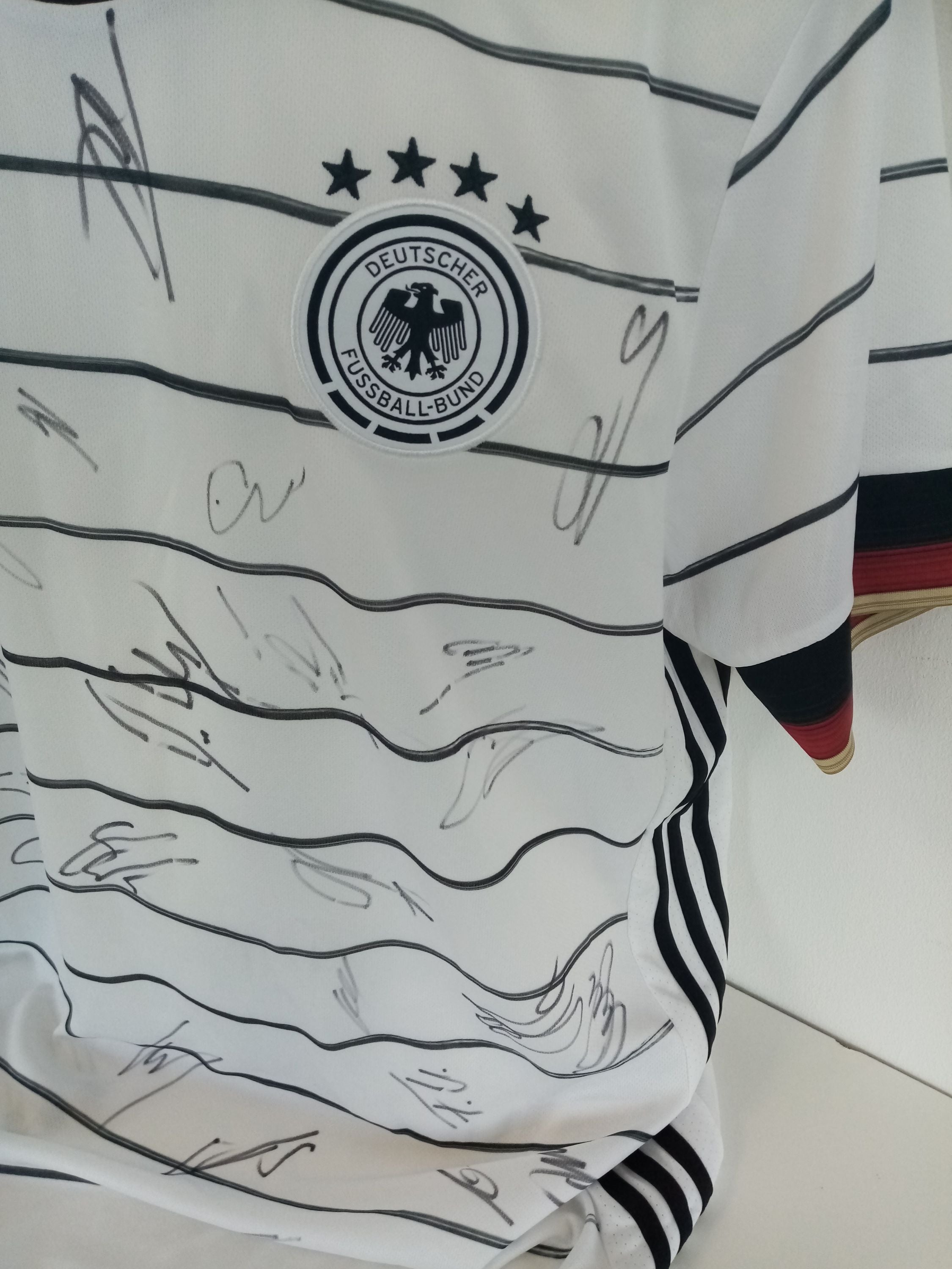 Germany jersey em 2020/2021 team signed DFB football autograph Adidas Coa XL