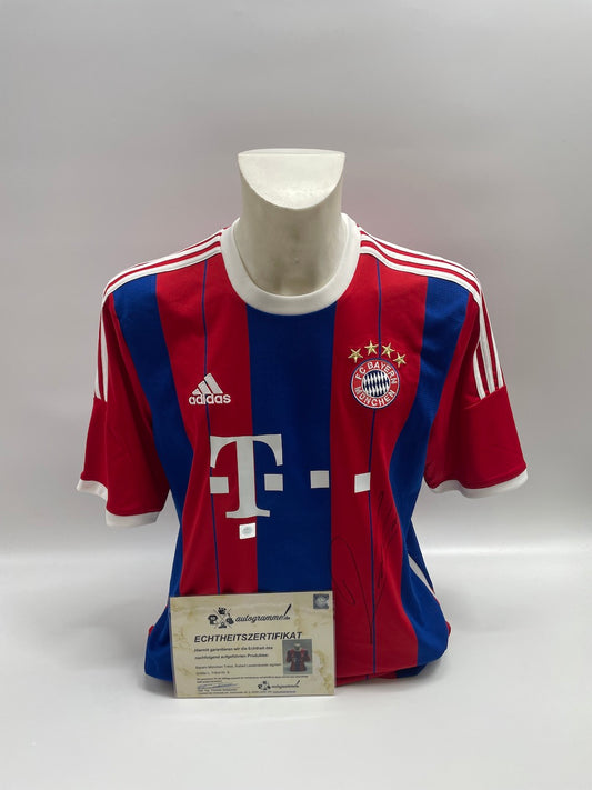 Bayern München Trikot Robert Lewandowski signiert Autogramme Adidas COA L