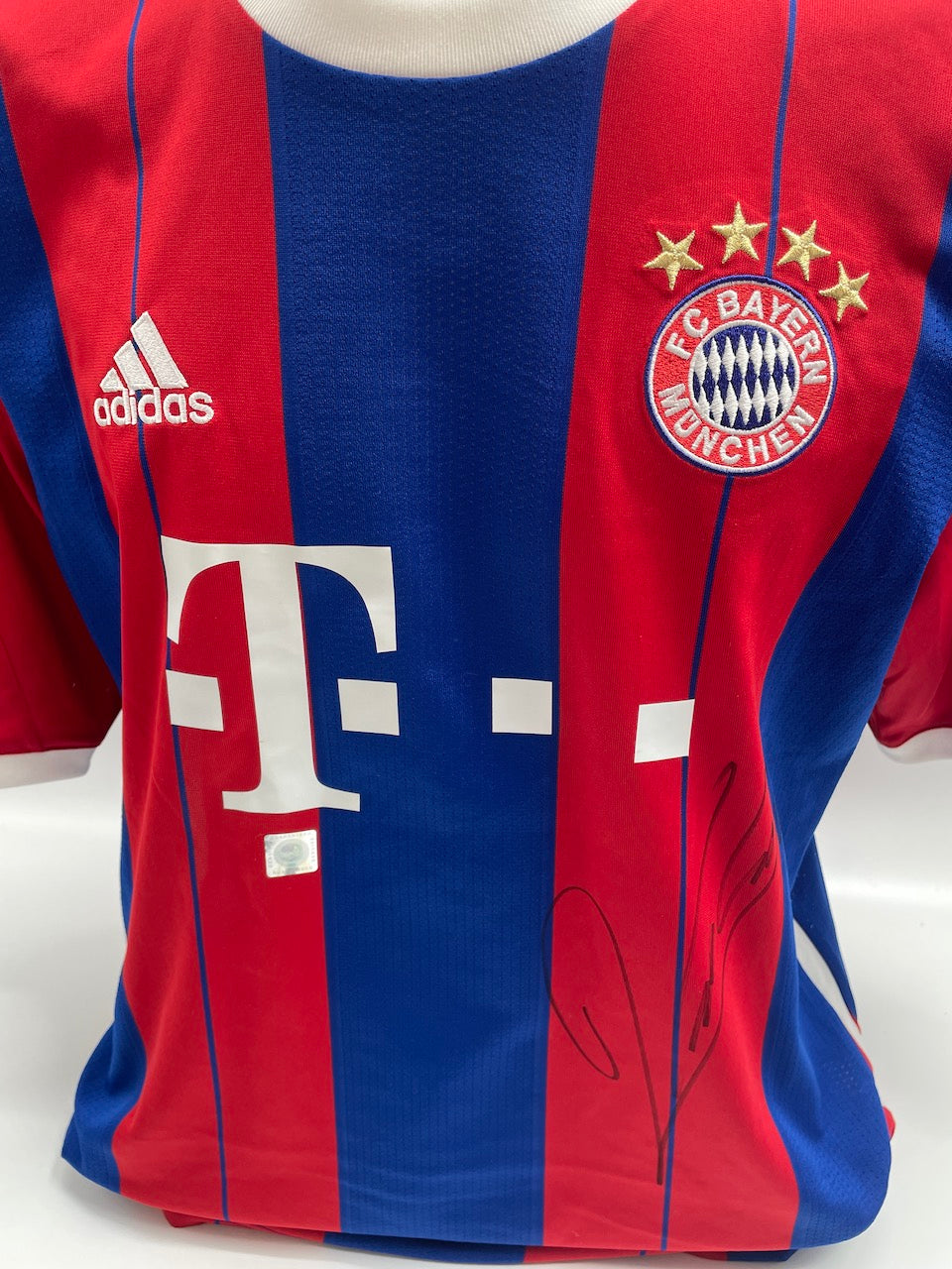 Bayern München Trikot Robert Lewandowski signiert Autogramme Adidas COA L