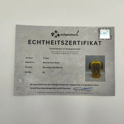 Borussia Dortmund Trikot Maximilian Beier signiert BVB neu Puma M