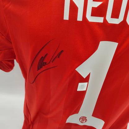 Bayern München Trikot Manuel Neuer signiert Autogramm Adidas COA M