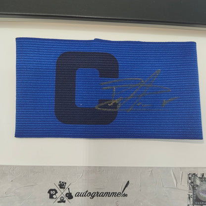 Kapitänsbinde Pedri signiert im Rahmen Spanien Autogramm COA Fußball