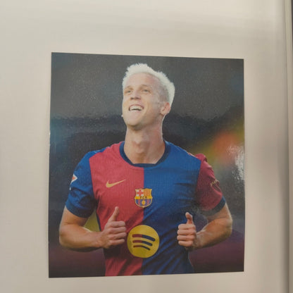 Kapitänsbinde Dani Olmo signiert im Rahmen Spanien Autogramm