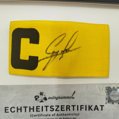 Kapitänsbinde Fabio Silva signiert im Rahmen Borussia Dortmund Autogramm COA