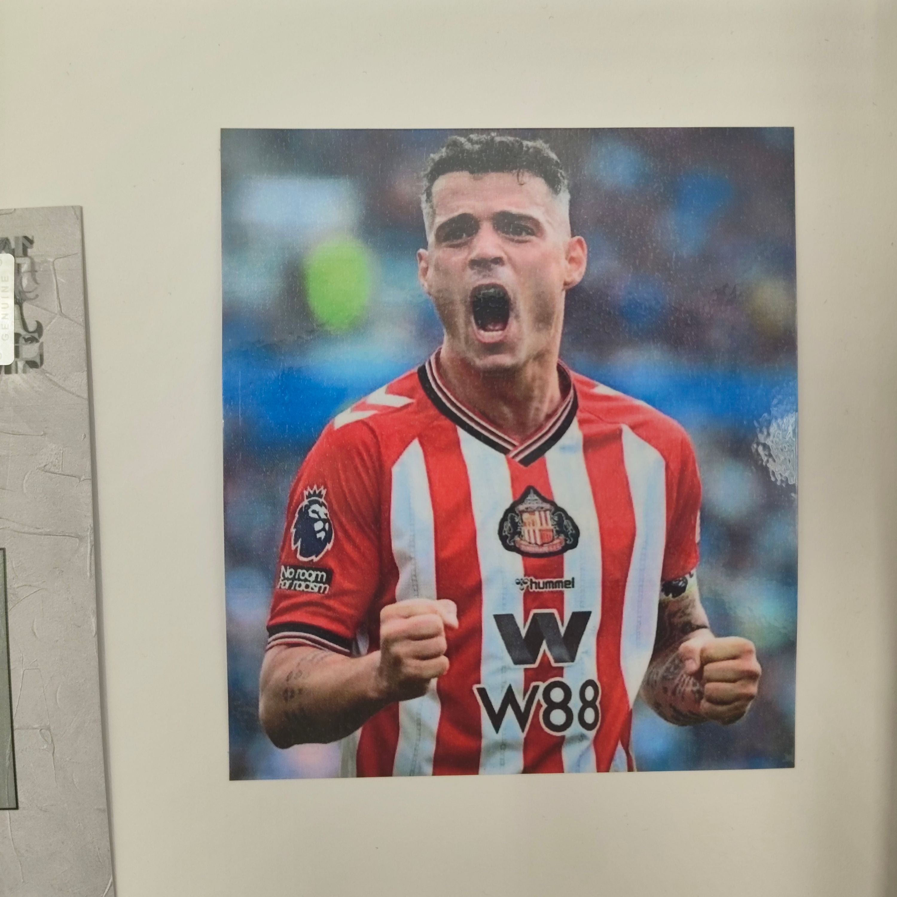 Kapitänsbinde Granit Xhaka signiert im Rahmen AFC Sunderland Fußball