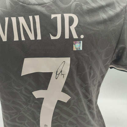 Real Madrid Damen Trikot Vinicius Junior signiert Autogramm Adidas  L