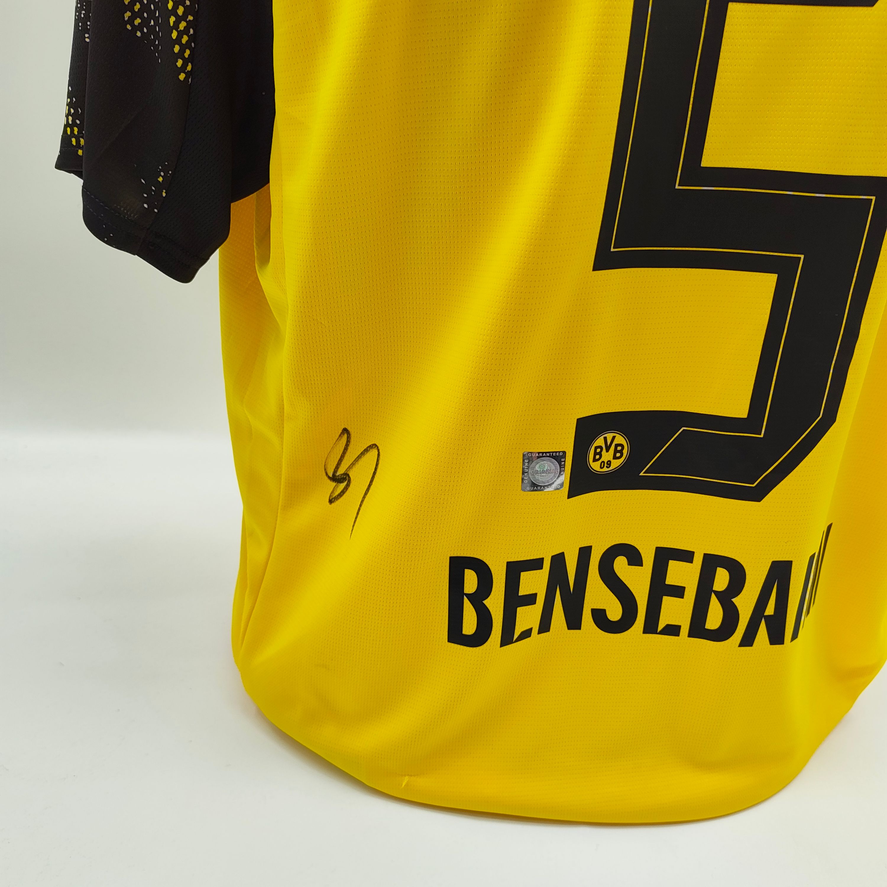 Borussia Dortmund Trikot Ramy Bensebaini signiert BVB neu Puma signiert 25/26