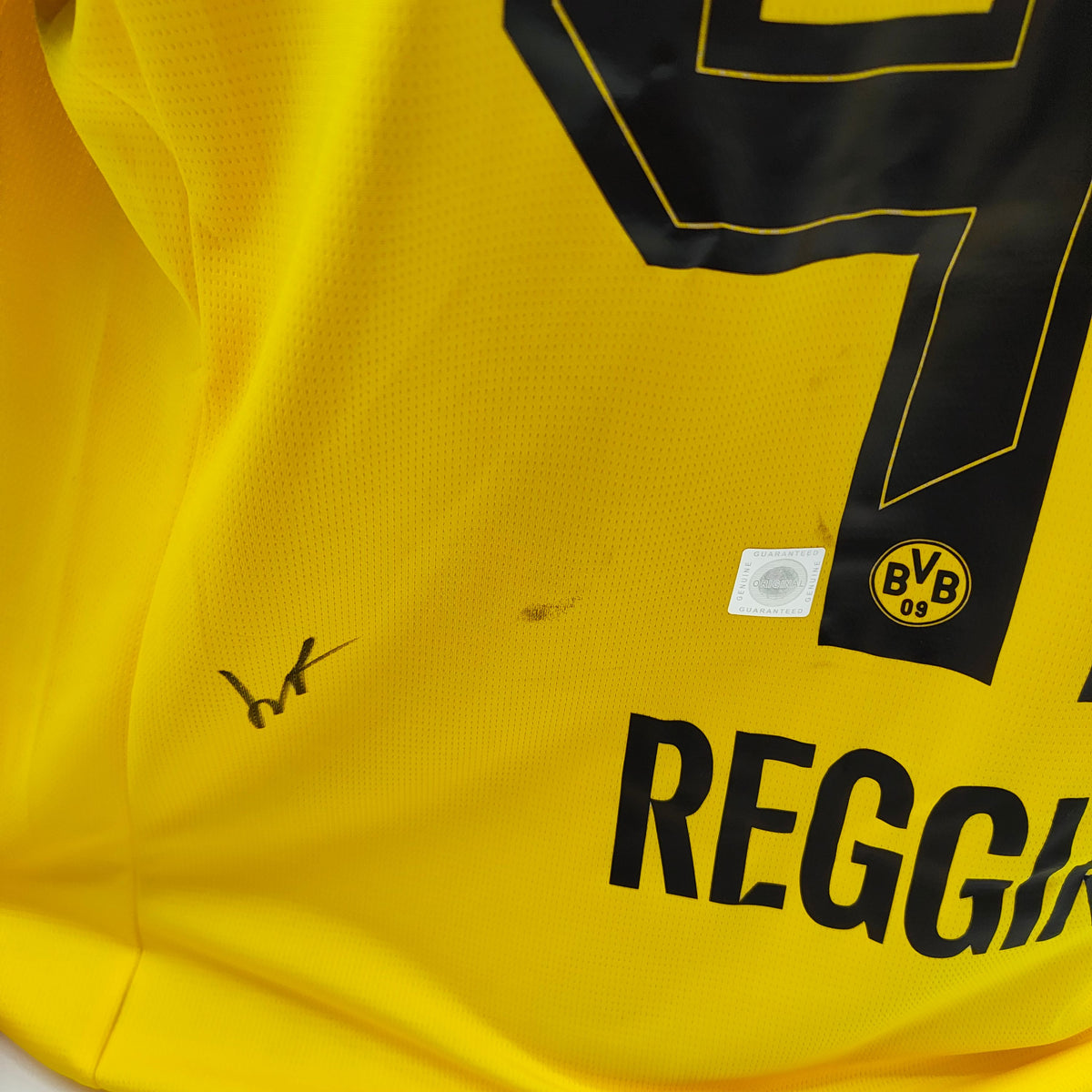 Borussia Dortmund Trikot Luca Reggiani signiert BVB Puma L 25/26