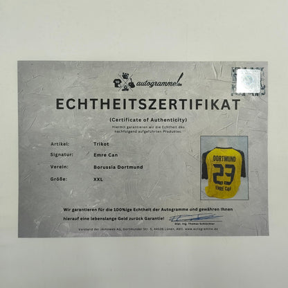 Borussia Dortmund Trikot Emre Can signiert BVB Puma XXL 25/26