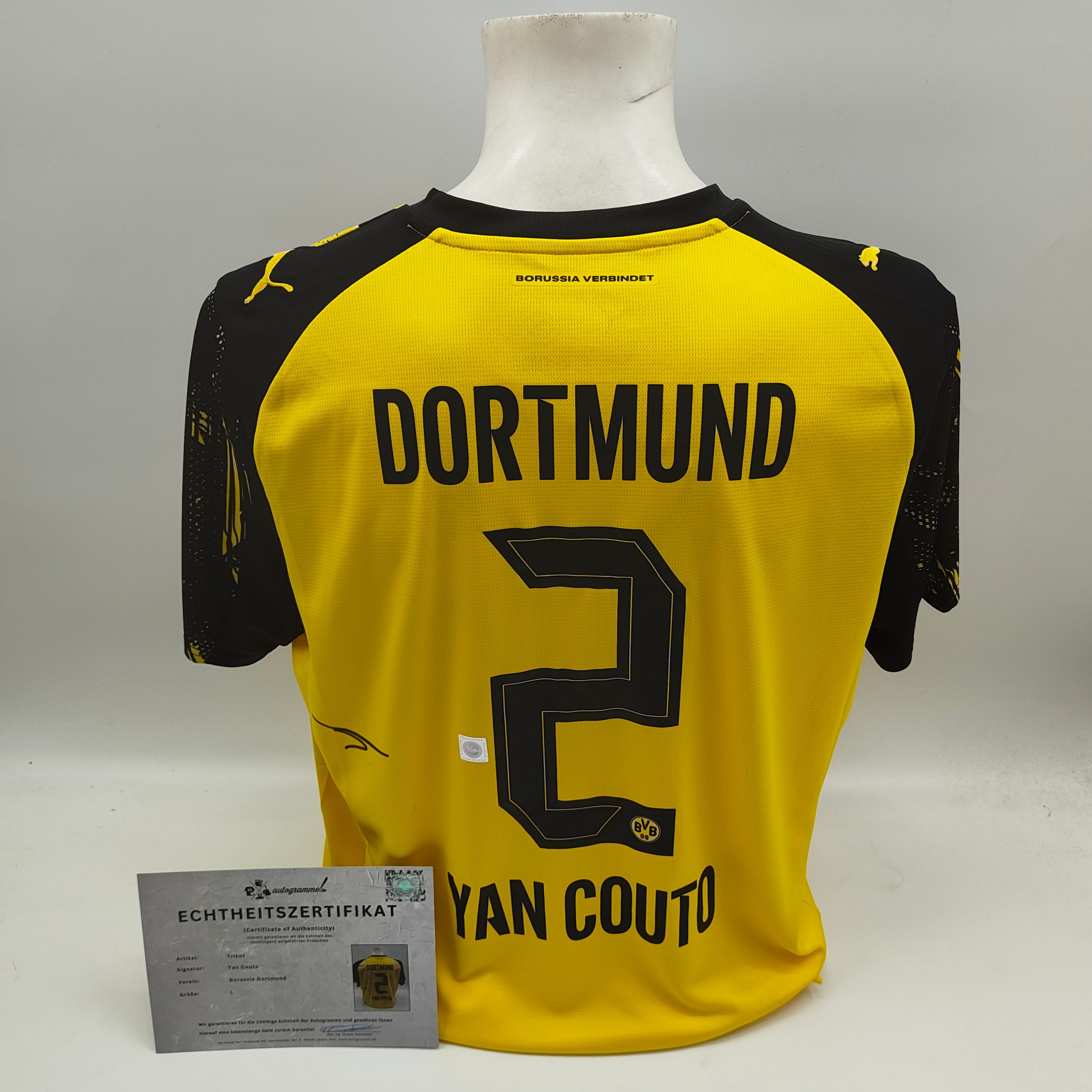 Borussia Dortmund Trikot Yan Couto COA BVB Puma L 25/26