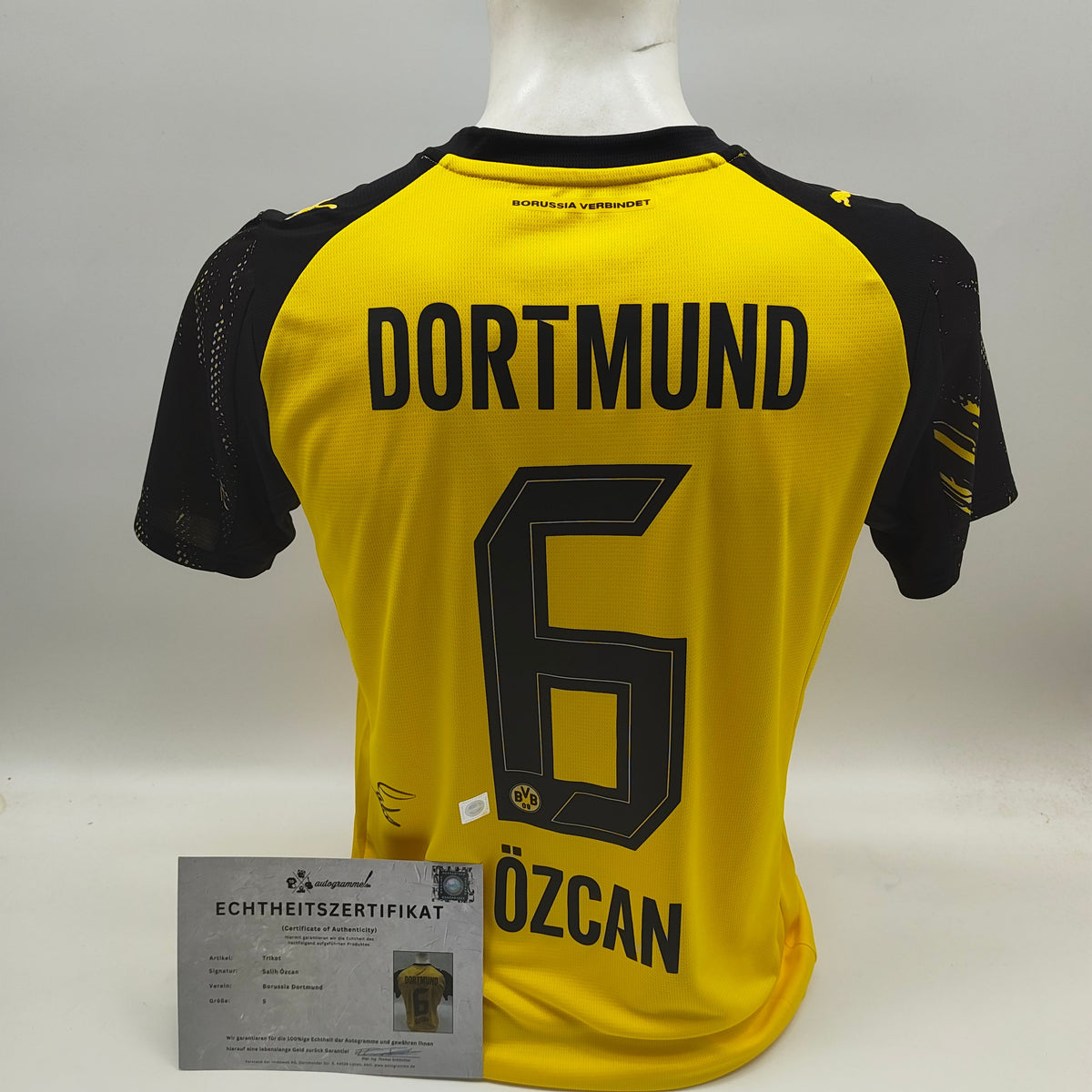 Borussia Dortmund Trikot Salih Özcan signiert BVB Puma COA S 25/26