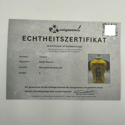 Borussia Dortmund Trikot Salih Özcan signiert BVB Puma COA S 25/26
