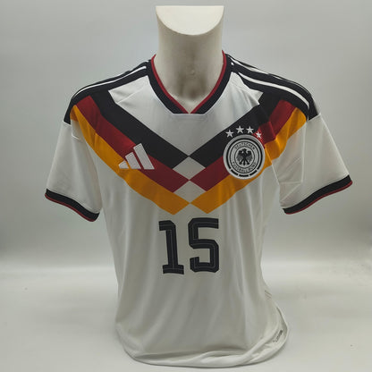 DFB Trikot WM 2026 Nico Schlotterbeck signiert Autogramme Adidas COA neu L