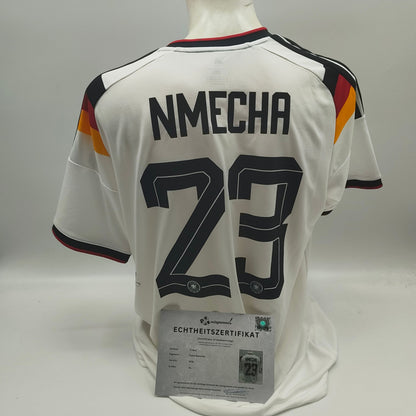 DFB Trikot WM 2026 Felix Nmecha signiert Autogramme Adidas neu XL