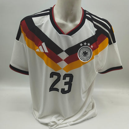 DFB Trikot WM 2026 Felix Nmecha signiert Autogramme Adidas neu XL