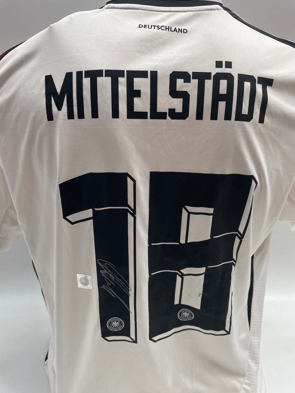 DFB Trikot Maximilian Mittelstädt signiert Autogramm Adidas EM 2024 L